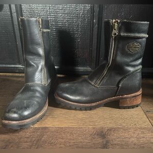 Harley-Davidson Brown Leather Tag